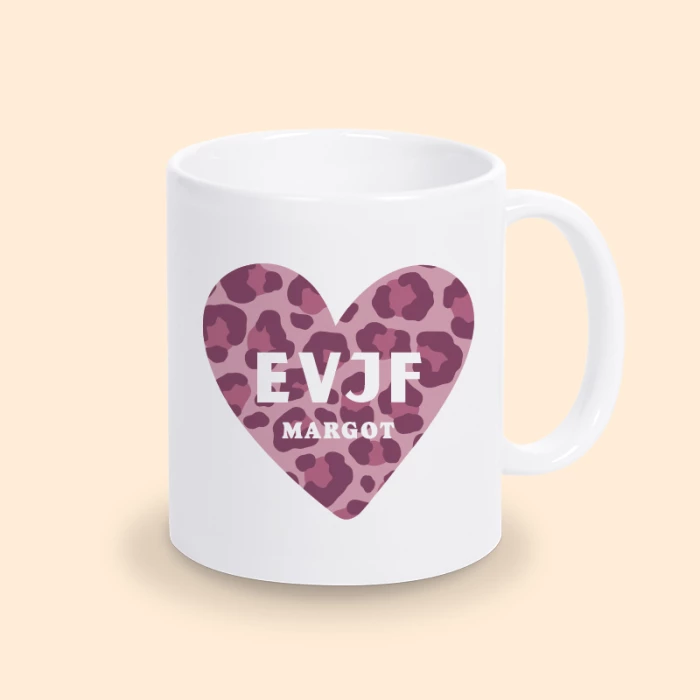 mug enterrement de vie de jeune fille personnalisé