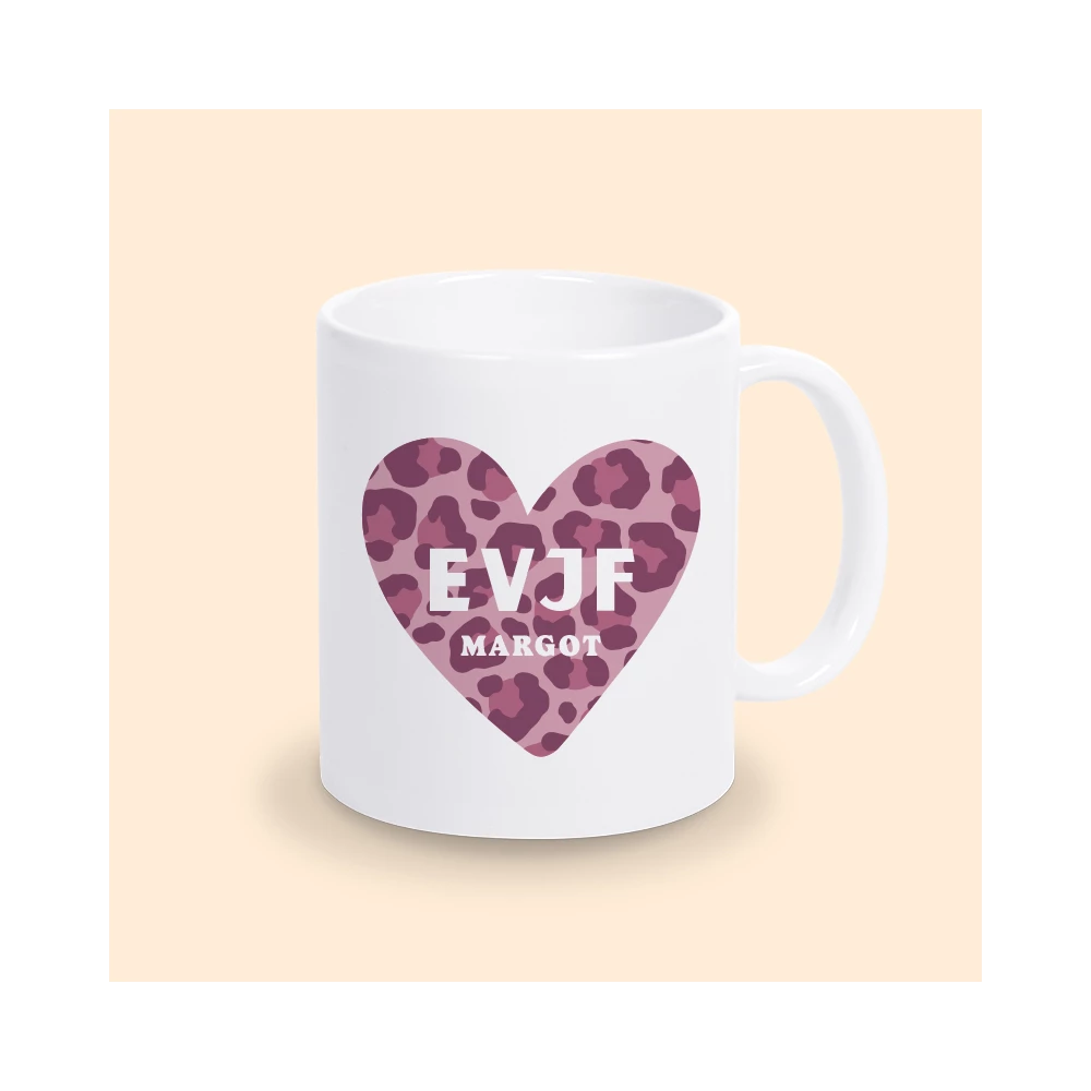 mug enterrement de vie de jeune fille personnalisé