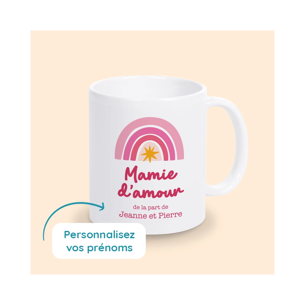 mug personnalisé mamie