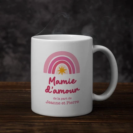 mug personnalisé mamie