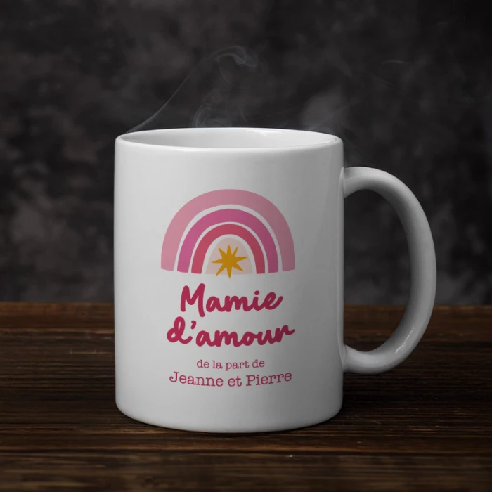 mug personnalisé mamie