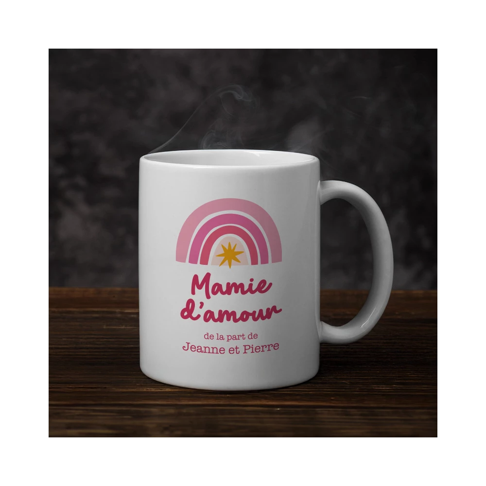 mug personnalisé mamie