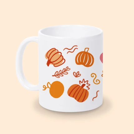 mug citrouille céramique