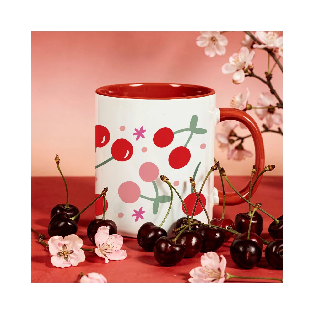 mug cerise visuel