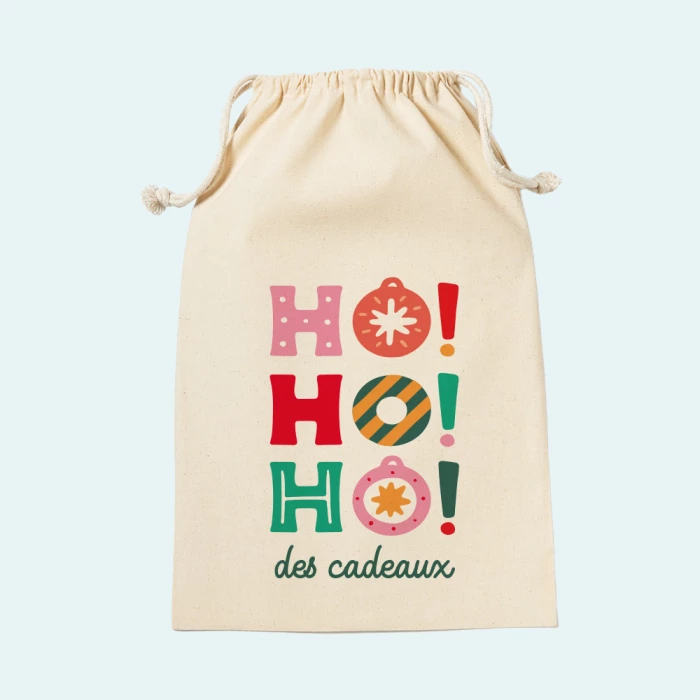 pochon cadeau hohoho