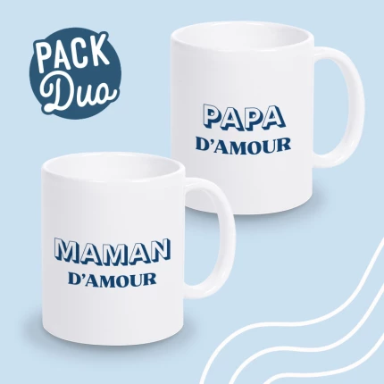 mug duo maman papa d'amour