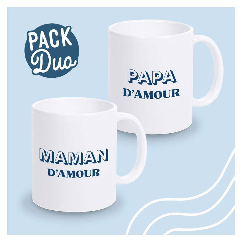 mug duo maman papa d'amour
