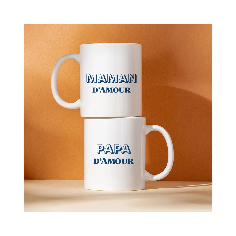 mug duo maman papa d'amour