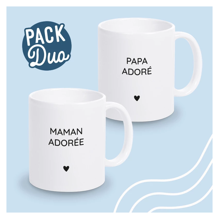 mug duo maman papa adoré