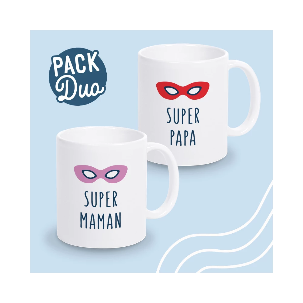 mug duo super maman papa