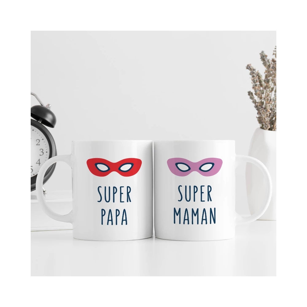 mug duo super maman papa