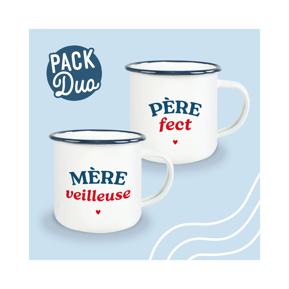 mug duo mère veilleuse et père fect