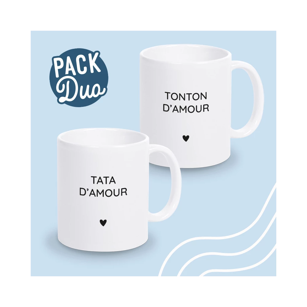 mug duo tata tonton d'amour
