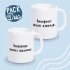 mugs bonjour mon amour