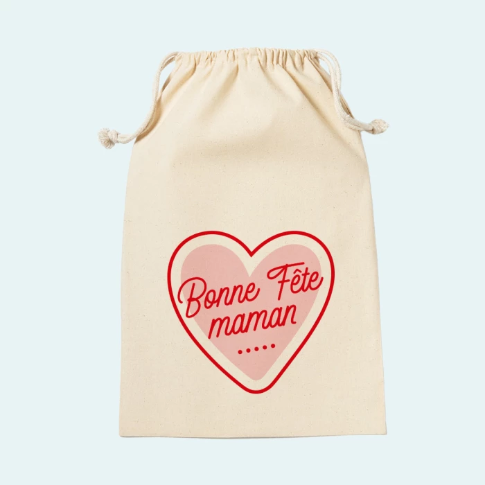 Pochon Emballage Cadeau Bonne Fête Maman